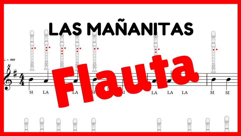 mañanitas en flauta notas